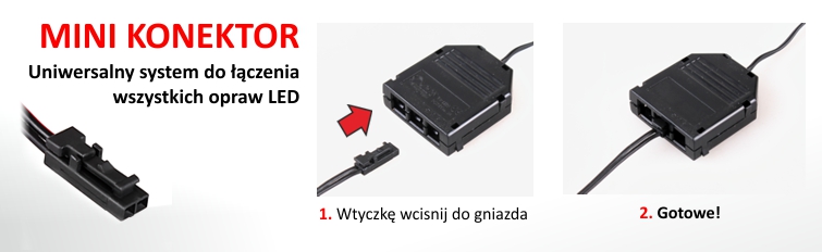 System Mini-konektor do oświetlenia LED